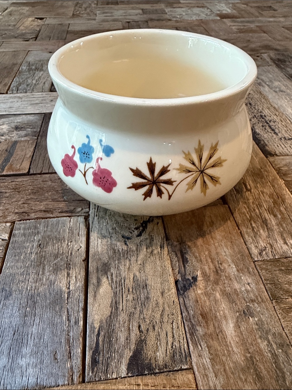 Franciscan Larkspur Mid-Century Sugar Bowl c 1958